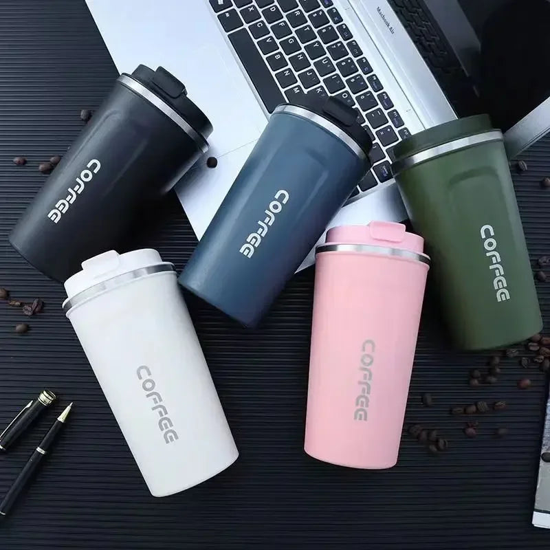 380 Thermal Mug Coffee Cup Stainless Steel Keeps Cold Heat Portable
