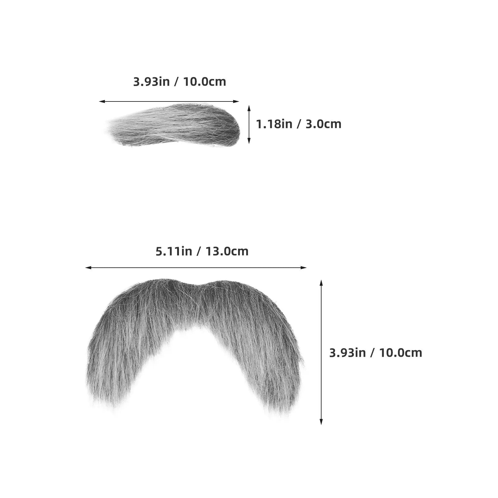 Realistic Fake Beard Mustache Eyebrows Self Adhesive Comfortable