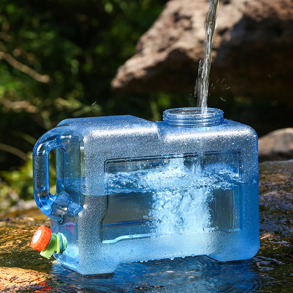 Water Container No Leakage Portable Camping Jug Spigot Tank Car
