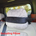 Adjustable Car Seat Head Support Safety Solid Protector Breathable Zpaxo Black