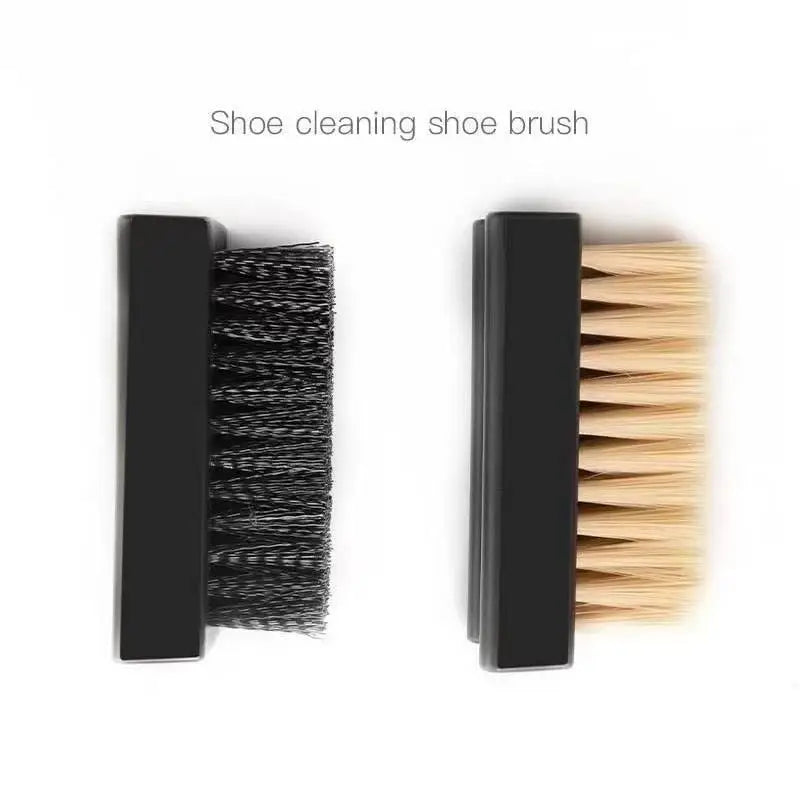 Nylon Shoe Brush Soft Hard Bristle Combo Cleaning White Shoes Canvas Zpaxo