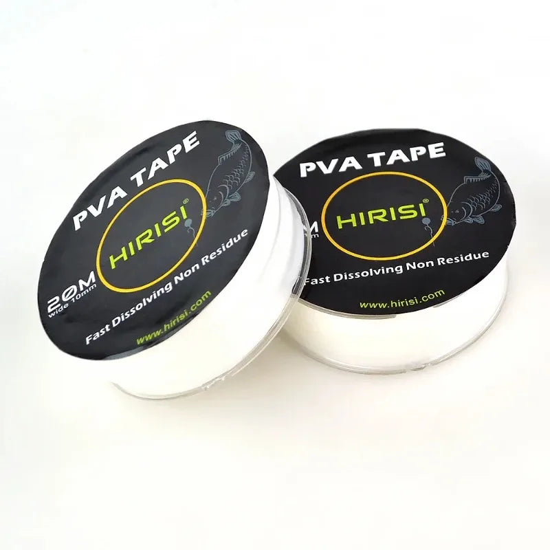 Carp Fishing PVA Tape 10mm x 20m – Water-Soluble Boilie String Fishing PVA Tape Zpaxo
