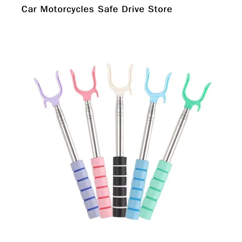 MTelescopic Clothes Pole Retractable Adjustable Length Non-slip