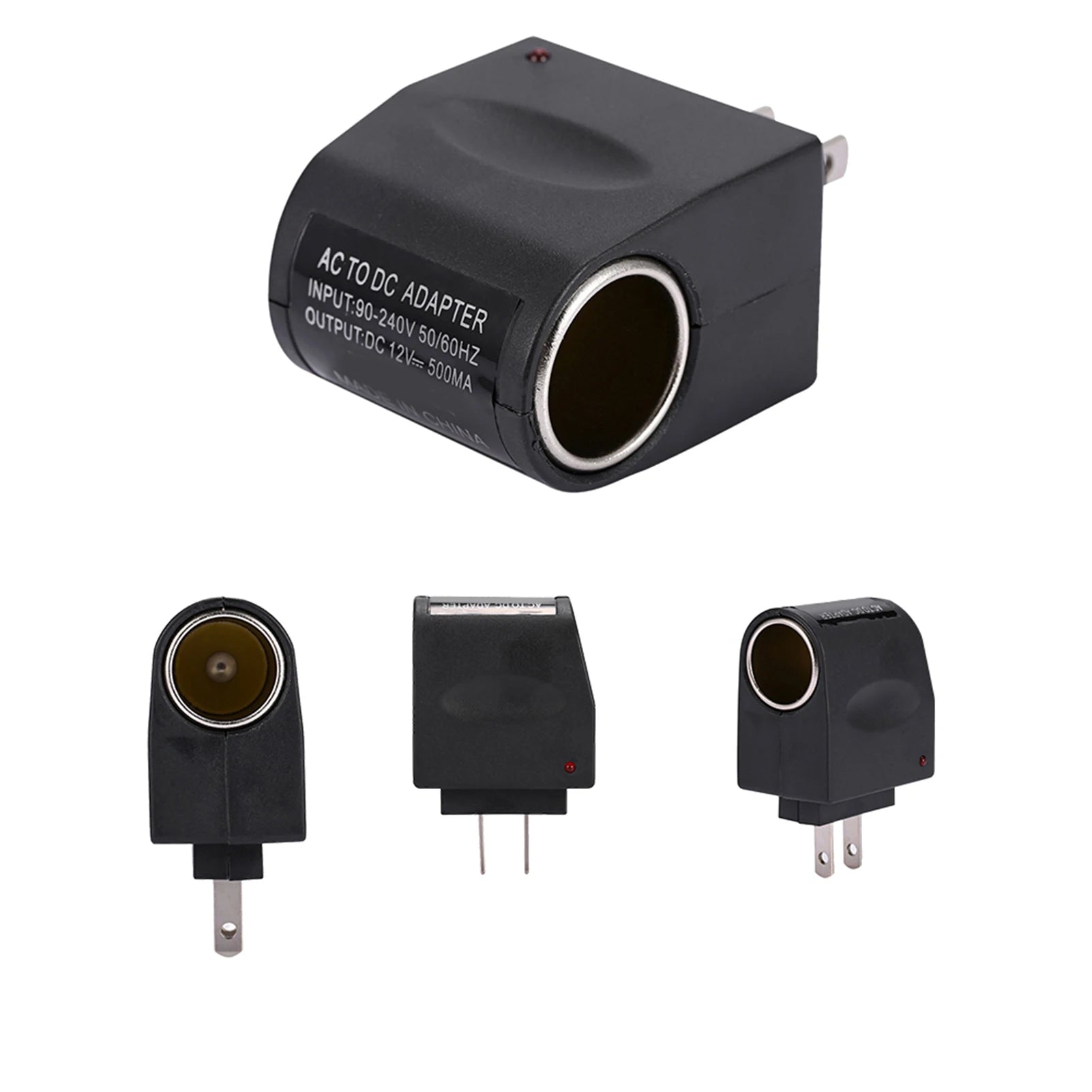 Wall Power AC 12V DC Car Charger Cigarette Lighter Converter Adapter