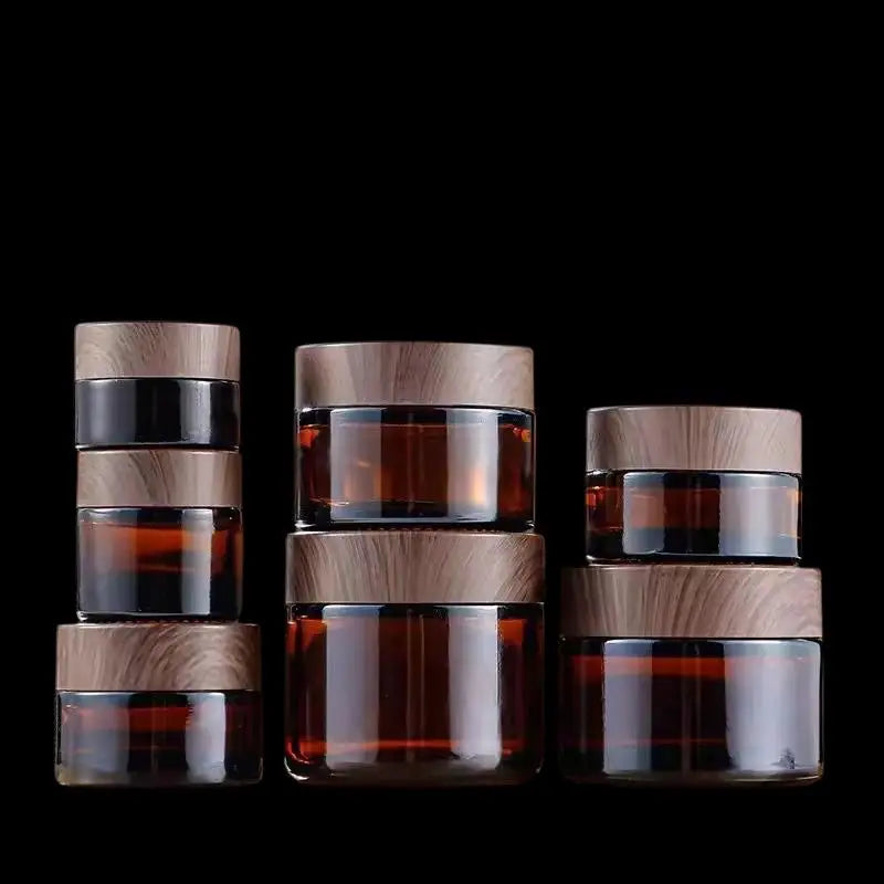 10 15 20 30 50 Dark Tan Cream Bottle Glass Separate Face Eye Box Zpaxo