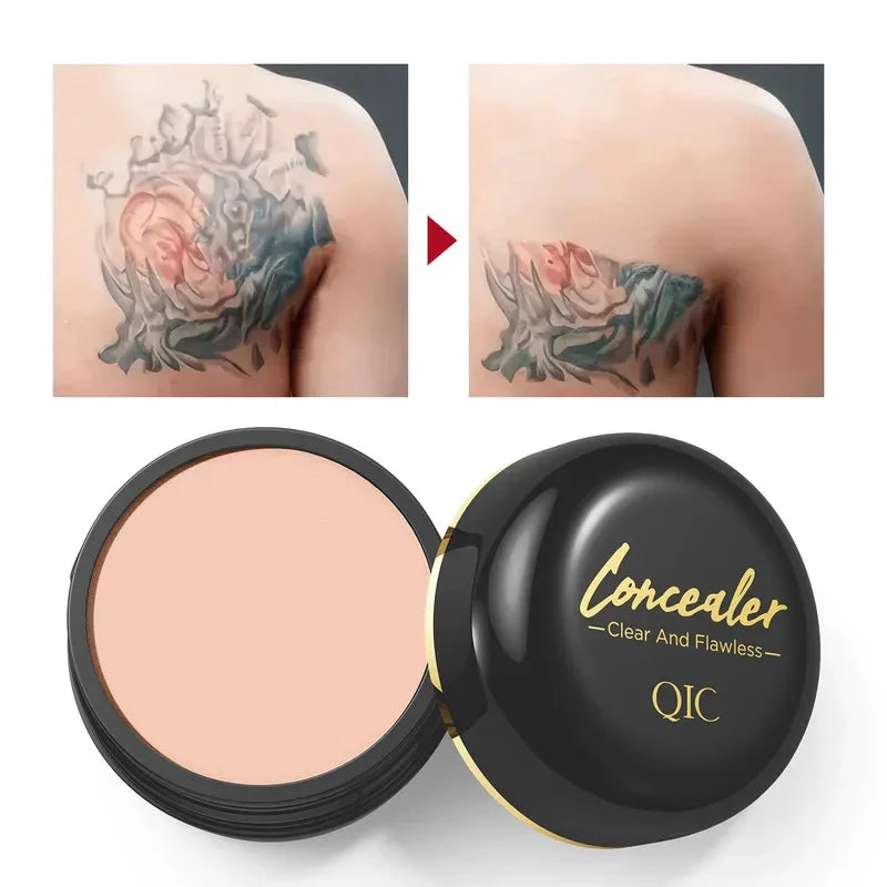 Waterproof Full Coverage Concealer for Tattoos, Scars - Natural Finish Foundation for All Skin Tones & Types Zpaxo