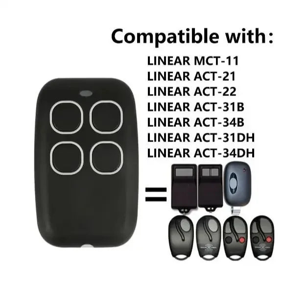 433Mhz 4 Keys Colorful Remote Control RF Wireless Copy Code Electric Zpaxo