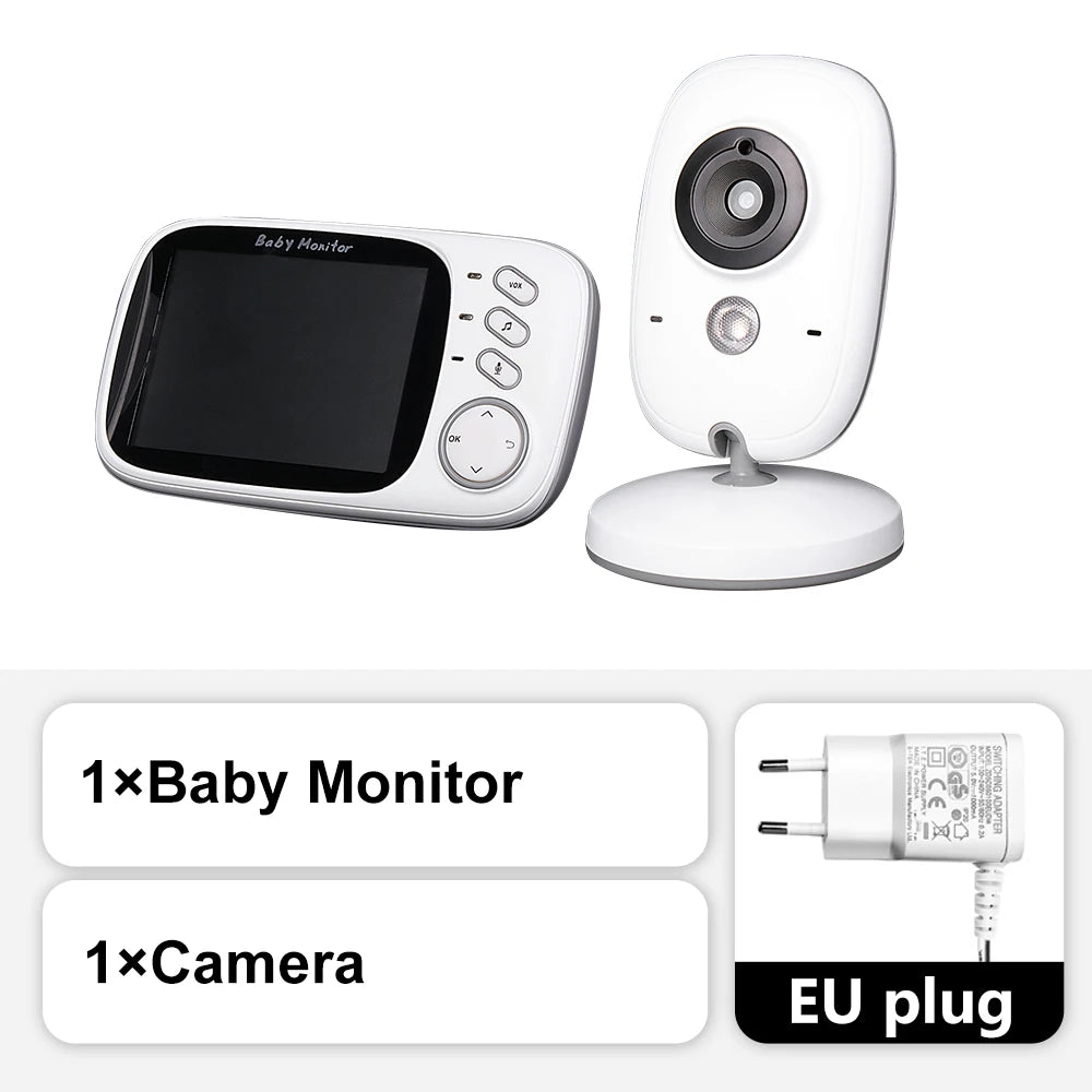 3 5'' Video Baby Monitor Mother Kids Two-way Audio Night Vision Zpaxo BM603-EU