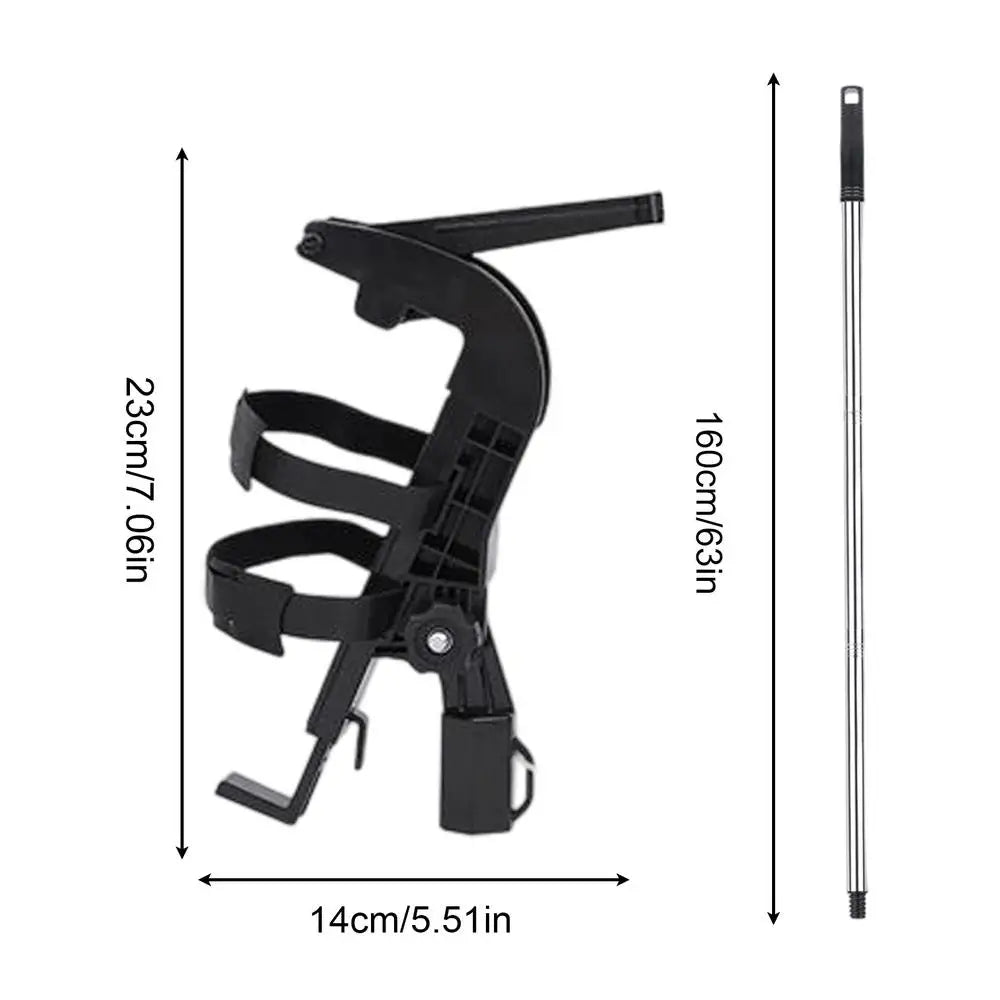 Paint Extension Pole Adjustable Spray Adapter Powder Duster