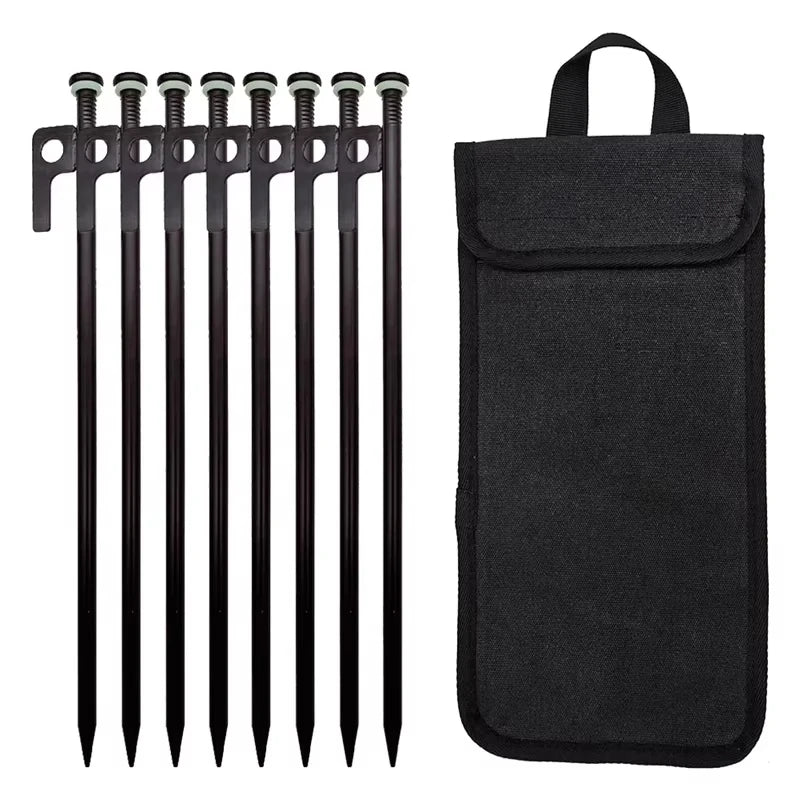 4 Camping Tent Legs Hammer Stakes Pegging Ground Nails Length Outdoor