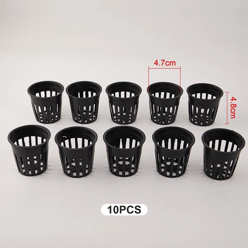 10Pcs Aquarium Flower Basket Water Grass Cup Aquarium Water Grass Growing Pots Sustainable Versatile Hydroponics Planting Cup Zpaxo A3