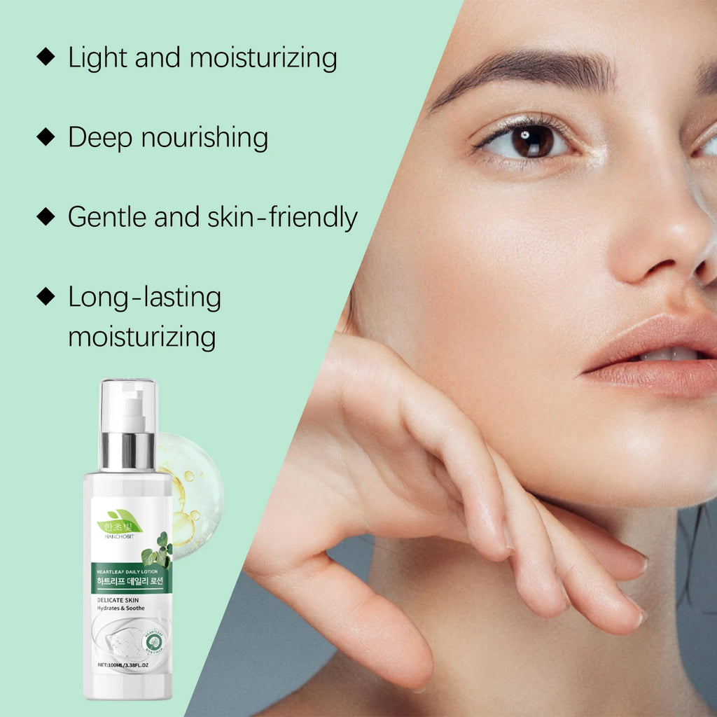 Heartleaf Moisturizing Lotion - Houttuynia Deep Nourishing & Moisturizing Lotion for Tender Skin Care Zpaxo