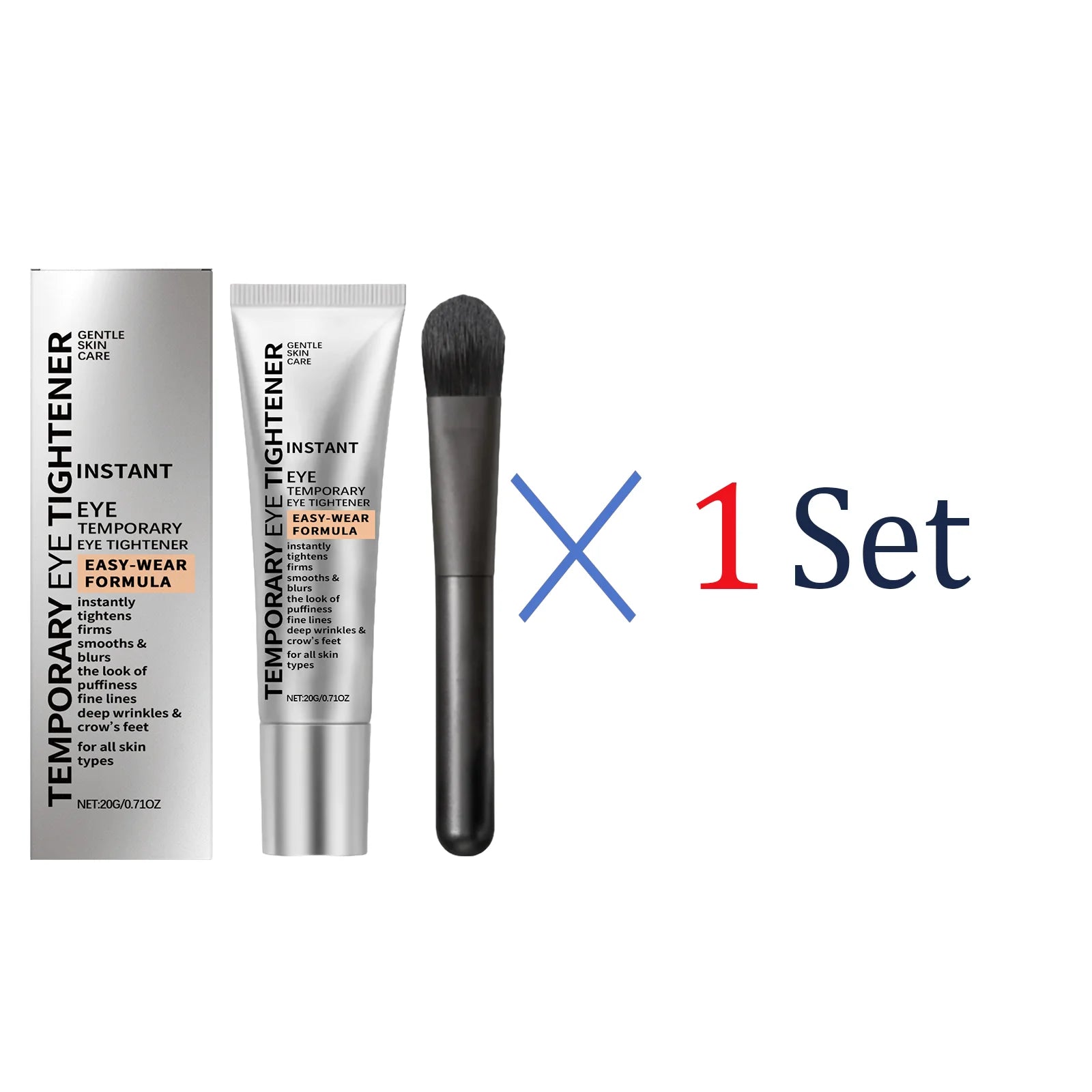 Anti Wrinkle Eye Cream Dark Circle Puffiness Reduction Moisturizing Eye Treatment Hydrating Under Eye Cream for Fine Lines Zpaxo 1 Set