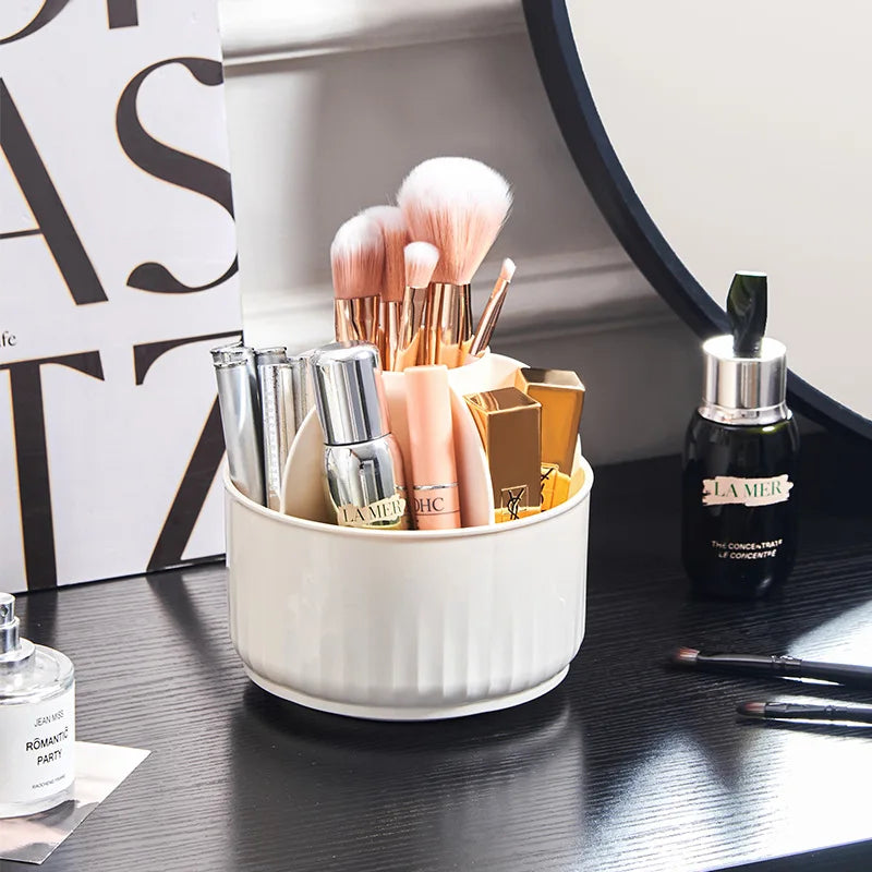 Rotating Makeup Organizer Box Cosmetic Storage Box Drawer Organizer Jewelry Nail Polish Makeup Desktop Sundries Storage Zpaxo