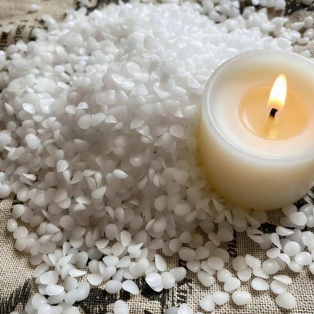 Pure White Beeswax Granules – Natural DIY Candle Making Wax Candle Making Wax Zpaxo