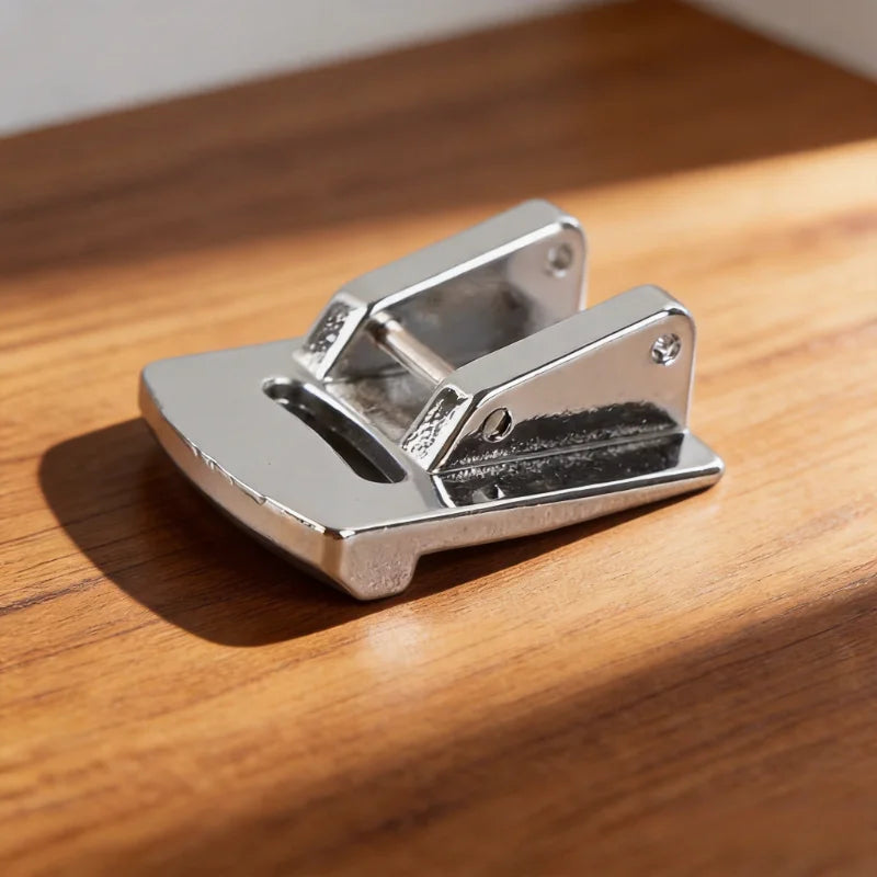 Silver Rolled Edge Presser Foot – Sewing Machine Accessory Sewing Presser Foot Zpaxo