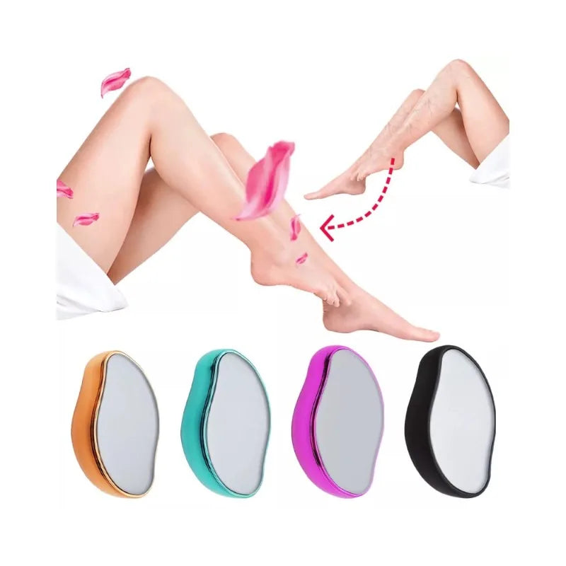 Eraser Depilator Leg Hair Crystal Epilator Hair Physical Hair Removal Eraser Glass Remover Painless Epilator Cleaning Reusable Zpaxo