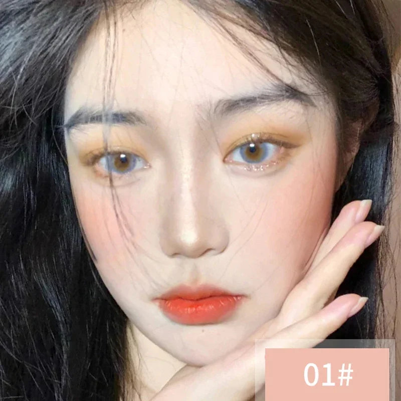 2-color Blush Pallete Natural Rendering Delicate Matte Mineral