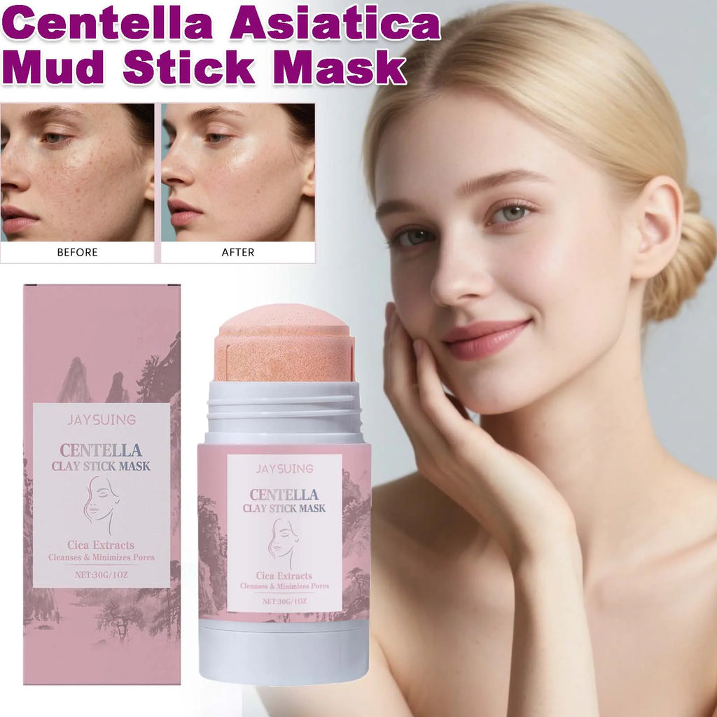 Centella Asiatica Clay Stick Mask – Pore Cleanser & Blackhead Remover Clay Face Mask Zpaxo