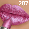 Metallic Glitter Lipstick 3 Waterproof Lip Balm Red Long Last Tint