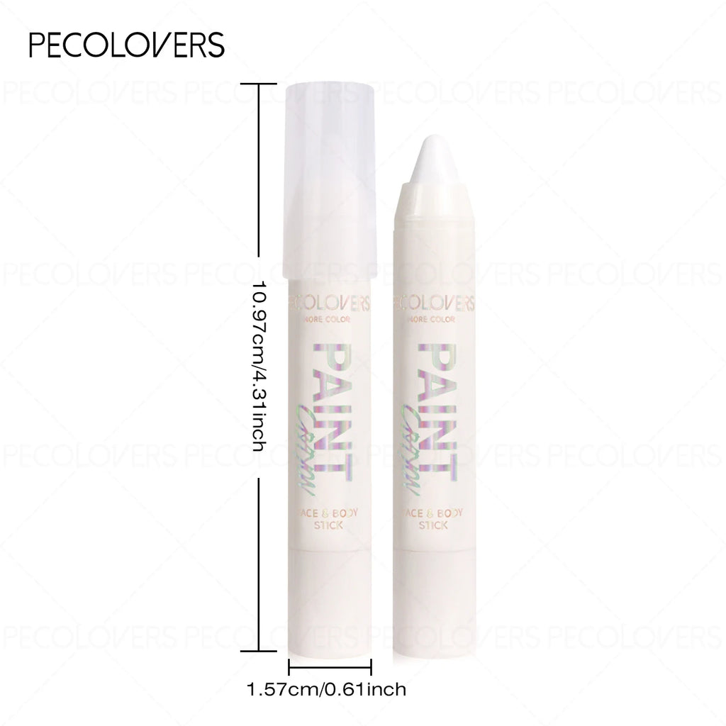 1Pc Body Painting color pen, Halloween Makeup Pen, Cream Like, Waterproof, Easy to Color, Carnival/Mardi Gras/Masquerade Zpaxo