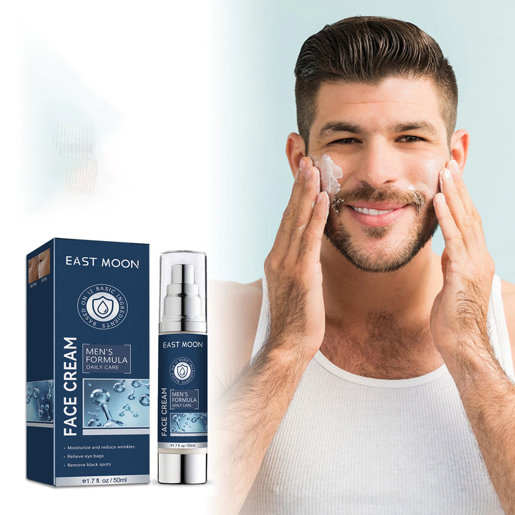 6-in-1 Men Facial Moisturizer Cream Hydrating Revitalizing Skin Care Particle Face Cream With Collagen Anti Aging & Wrinkle Zpaxo