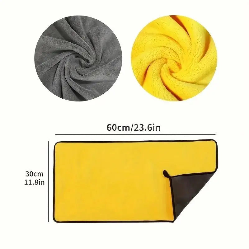 Premium Super Absorbent Microfiber Towel for Car Truck Cleaning, Extra Large Quick-Dry Drying Cloth, Heavy Duty Care Zpaxo 1pc