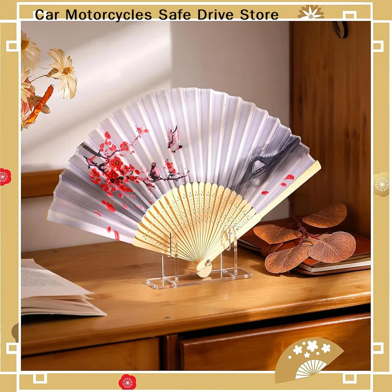CM1 Acrylic Foldable Fan Stand Display Stands Holder Space-saving