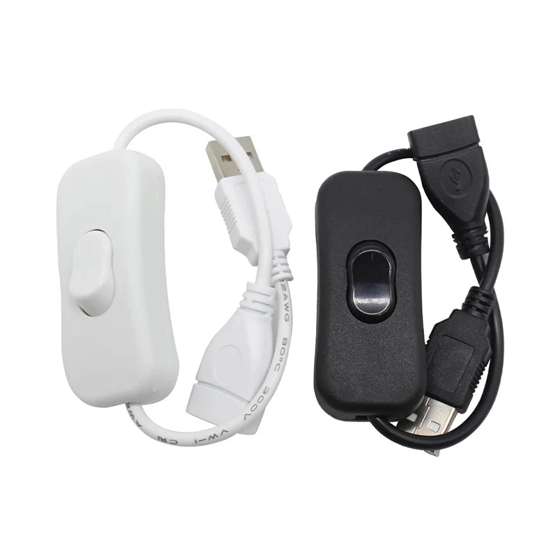 USB Cable with Switch ON/OFF Cable Extension Toggle for USB Lamp USB Fan Power Supply Line Durable HOT SALE Adapter Zpaxo