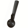Stainless steel ice cream scoop with trigger for non-adhesive smooth scooping of frozen yogurt, fruit, melon balls, kitchen util Zpaxo black