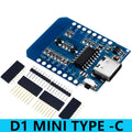 Wemos D1 Mini Wifi Board ESP8266 ESP-12F Module Type-c Micro USB Zpaxo D1 CH340 TYPE-C