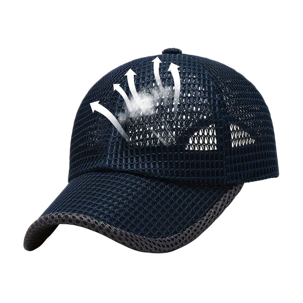 Mesh Baseball Caps Breathable Summer Caps Dad Hat Outdoor Fishing Hats for Men Women Outdoor Sports Hiking Walking sport Hats Zpaxo