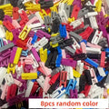 8pcs Snack Bag Seal Clips: Lightweight Durable Plastic for Food Packaging & Kitchen Organization Zpaxo 8pcs random color