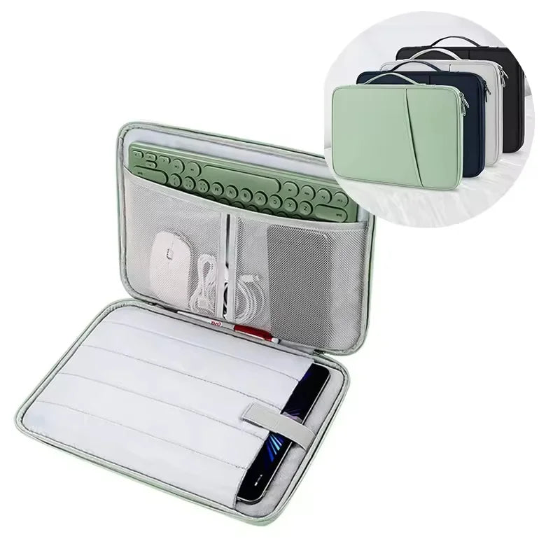 11 13 inch Laptop Shockproof Bag Tablet Protective Cover Waterproof Thin Storage Bag Laptop Handbag For iPad Macbook Accessories Zpaxo