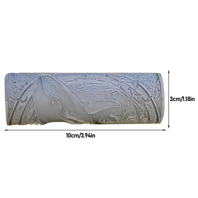Roller Clay Tool Rolling Pin Crafting Supplies Bird Bee Whale Pattern