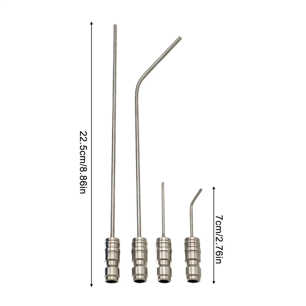 4Pcs High Pressure Washer Nozzle Set Stainless Steel Quick Connect Extension Wand For Cleaning Washing Machine Air Conditioner Zpaxo