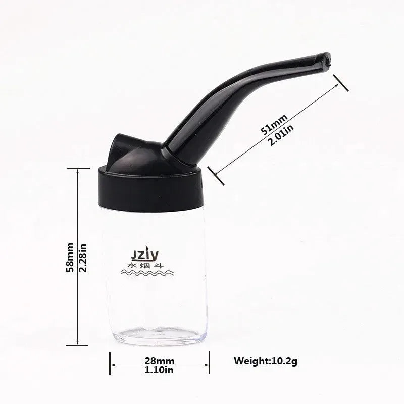 Mini Filter Water Pipe – Portable Acrylic Hookah Cigarette Holder