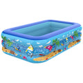 Inflatable Swimming Pool PVC Framed Cartoon Pattern Thickening