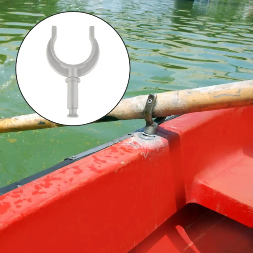 Aluminum Construction Aluminum OarLock Premium Marine Fork Design Oarlock Side Mount Base Construction Boat Paddleforks Boat Zpaxo