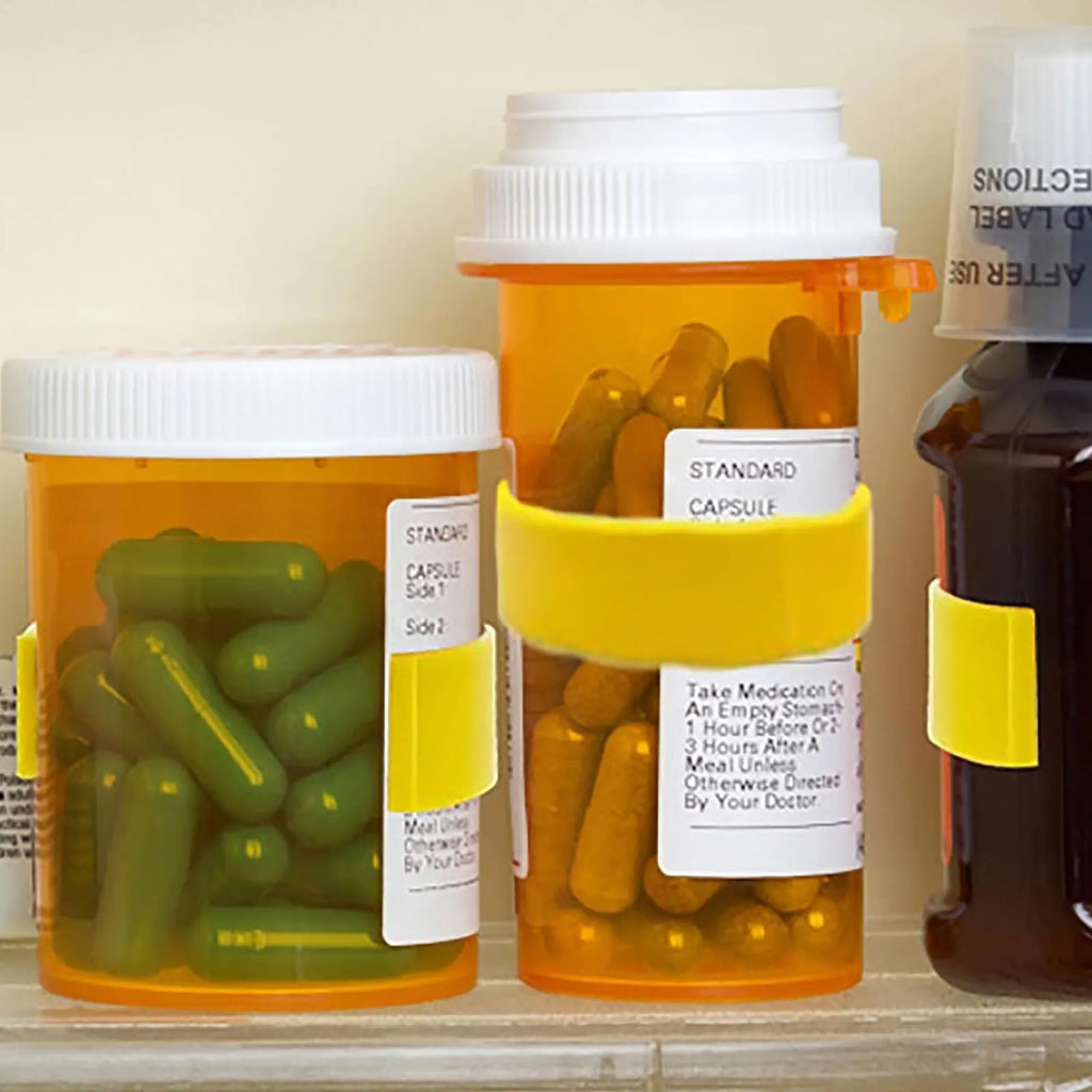 9 PCS Clips for Pill Bottles, Medicine Bottle Label Clips, Medicine Bottle Label Clips Zpaxo