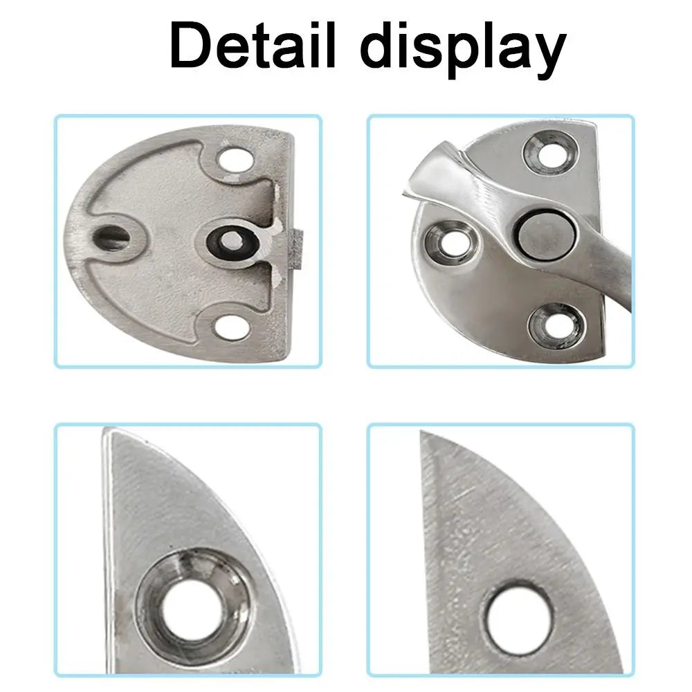 Solid Cast Stainless Steel Hinge Corrosion-resistant Anti-rust Round Casting Hinge Heavy Duty Durable Hatch Cabinet Door Hinge Zpaxo