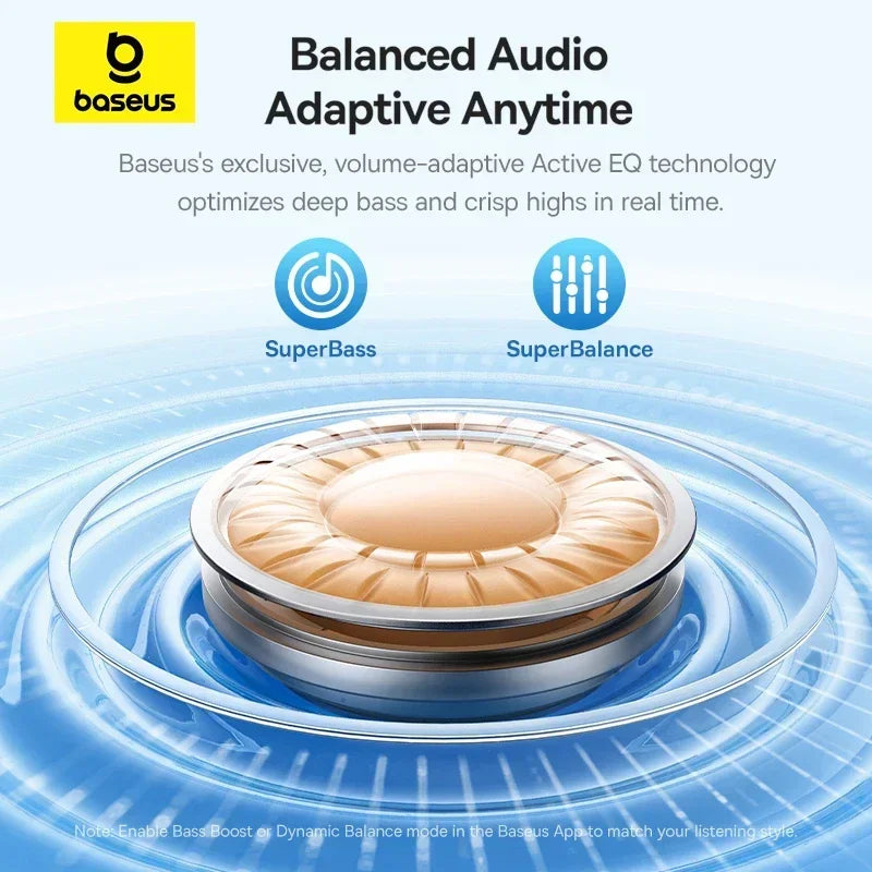 Baseus EP10 ANC Earbuds Wireless Bluetooth 6 0 Earphones 50dB