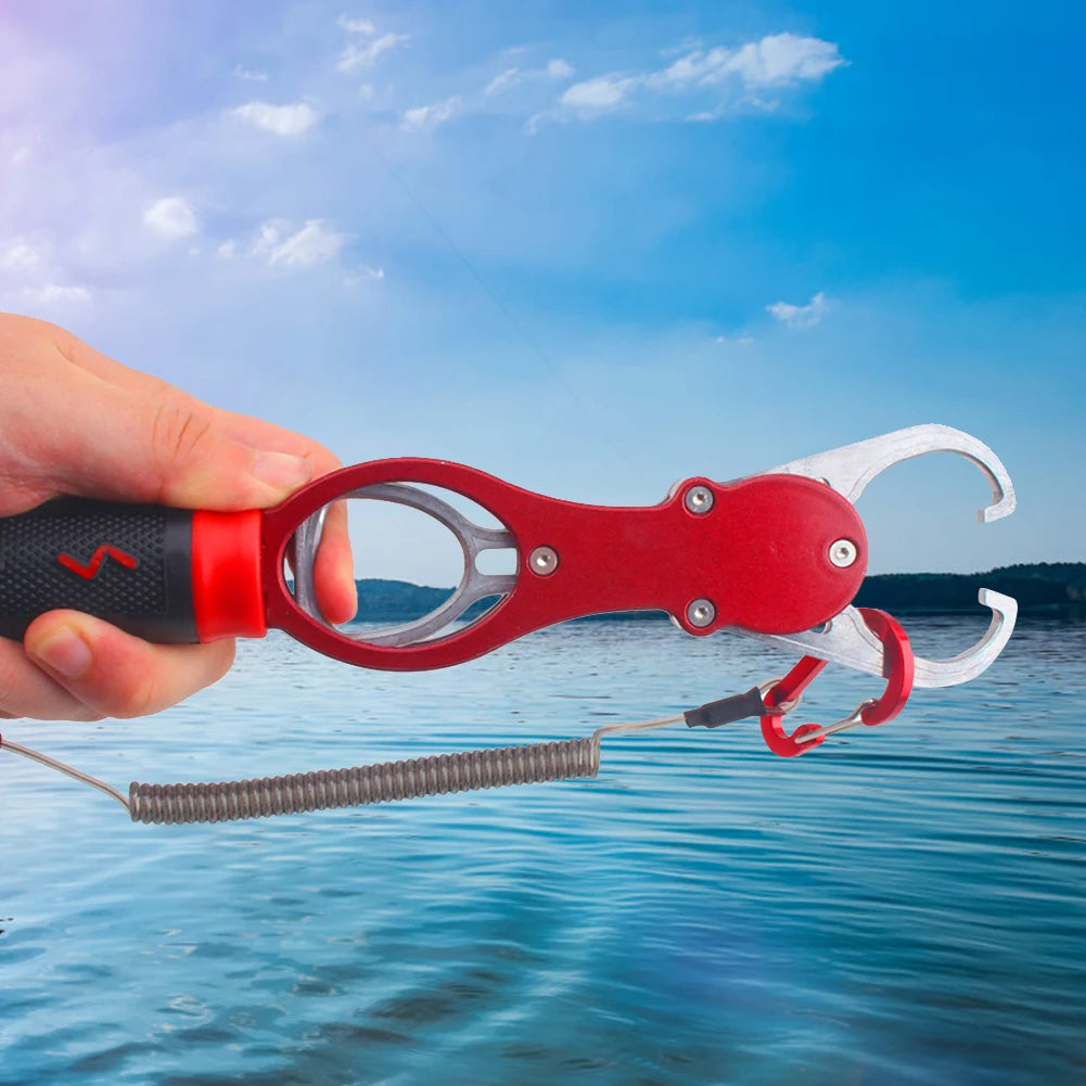 Fish Lip Gripper Fishing Lanyard Non-slip Handle Grip Tool Scales