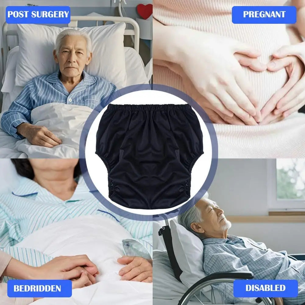 Waterproof Diaper Pants S-XXL Adults Washable Care Leak-proof