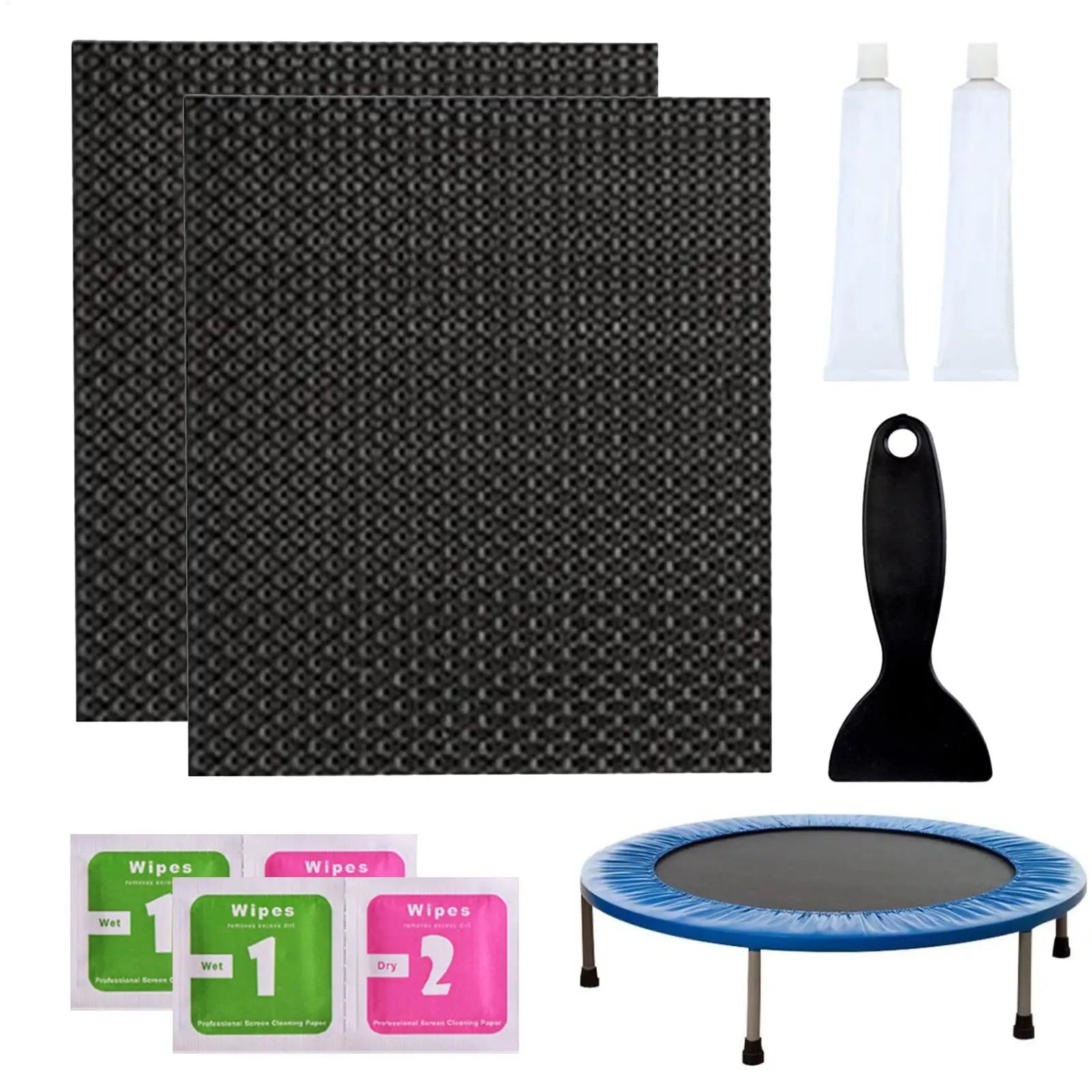 Trampoline Patch Repair Cuttable All Weather Secure Mat Hole Tear