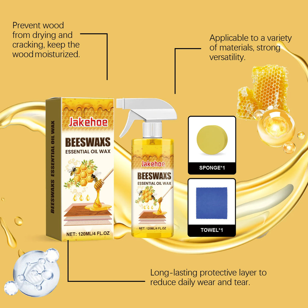 JAKEHOE Beeswax Furniture Polish Spray | Wood Care & Protection Furniture Polish Spray Zpaxo