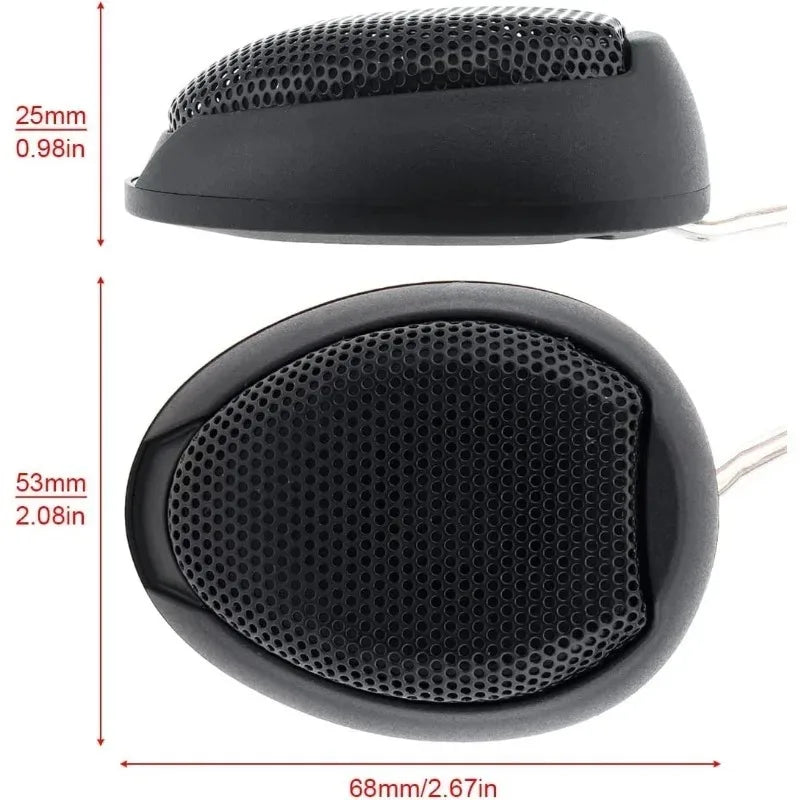 1000W Car Dome Tweeters – HiFi Waterproof Speaker Pair