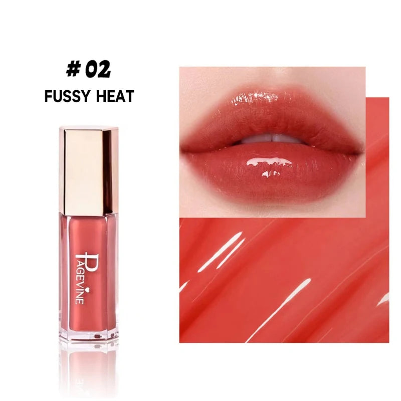 Mirror Gloss Lip Gloss – High Pigment Plumping Liquid Lipstick Lip Gloss Zpaxo