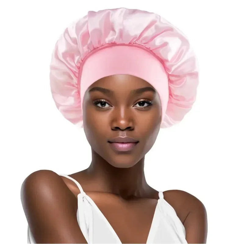 Purple Satin Sleep Bonnet – Silky Night Hair Cap for Women Satin Sleep Bonnet Zpaxo