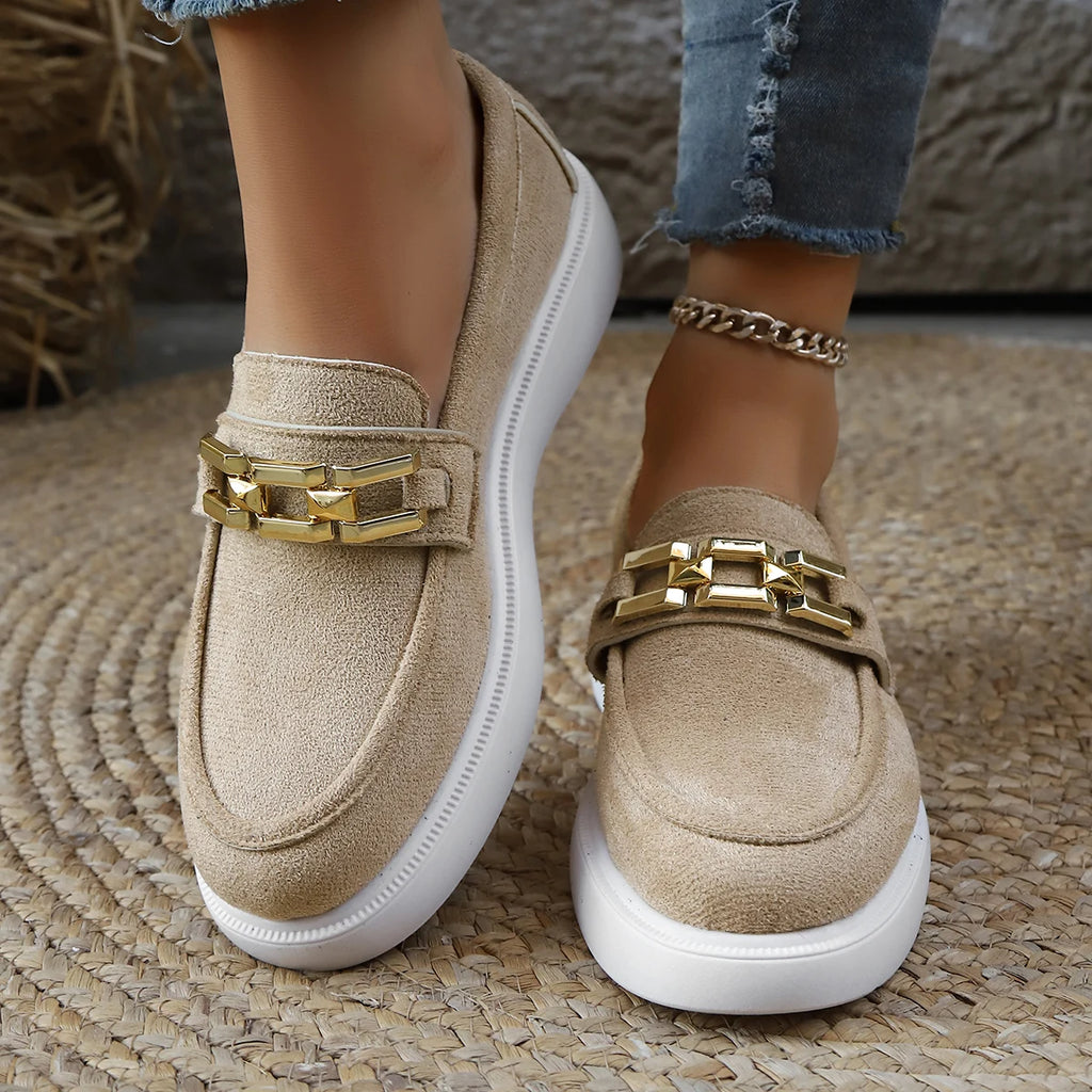 Women Loafers Casual Comfortable Platform Shoes Femme 2025 New Trend Spring Autumn Shoes Ladies Walking Non Slip Sneakers Women Zpaxo